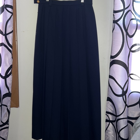 Mondi Wool Blend Full Length Pleated Skirt European size 36 - Picture 4 of 7